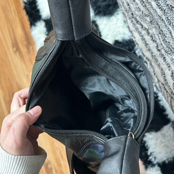 Multicolor Patchwork Shoulder Bag - Picture 3 of 5